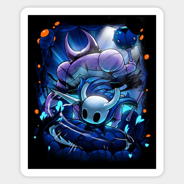 Knight Of Hallownest Magnet by BrunoMota